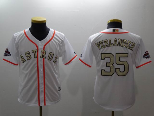 2017 world championship Houston Astros gold jerseys-017